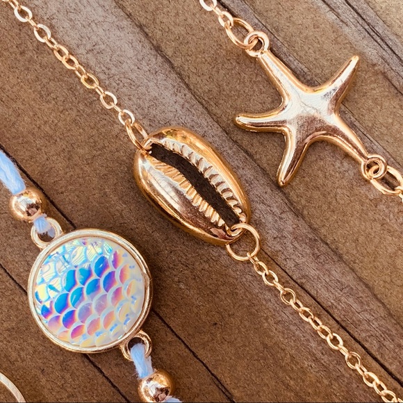 MERMAID ♡ 5 Bracelets GIFT SET - Picture 5 of 7